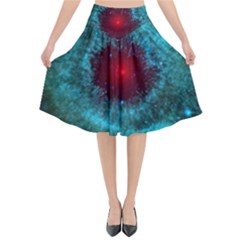 Fantasy  3d Tapety Kosmos Flared Midi Skirt by Sapixe