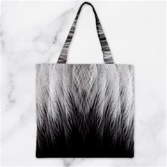 Feather Graphic Design Background Zipper Grocery Tote Bag by Sapixe
