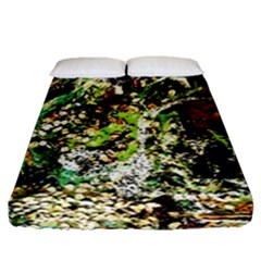 April   Birds Of Paradise 5 Fitted Sheet (queen Size) by bestdesignintheworld