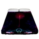 Happy New Year New Years Eve Fireworks In Australia Fitted Sheet (Queen Size) View1