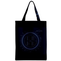 Minimalistic Knowledge Mathematics Trigonometry Zipper Classic Tote Bag by Sapixe