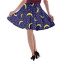 Moon Pattern A-line Skater Skirt View2