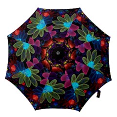 Nice 3d Flower Hook Handle Umbrellas (medium) by Sapixe