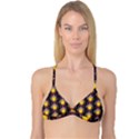 Pattern Background Yellow Bright Reversible Tri Bikini Top View3