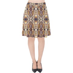  Artwork By Patrick-pattern-36 Velvet High Waist Skirt by ArtworkByPatrick