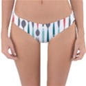 Spoon Fork Knife Pattern Reversible Hipster Bikini Bottoms View1