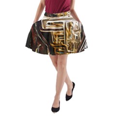 Ceramics Of Ancient Land 8 A-line Pocket Skirt by bestdesignintheworld