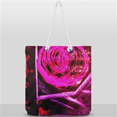 Calligraphy 2 Full Print Rope Handle Tote (large) by bestdesignintheworld