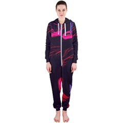 Calligraphy 4 Hooded Jumpsuit (ladies)  by bestdesignintheworld