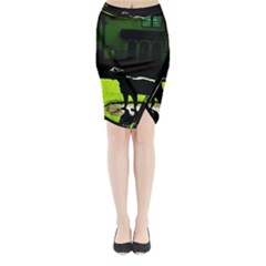 Guard 3 Midi Wrap Pencil Skirt by bestdesignintheworld