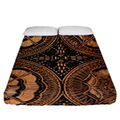 The Art Of Batik Printing Fitted Sheet (king Size) by Sapixe