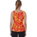 Triangle Tile Mosaic Pattern Velvet Tank Top View2