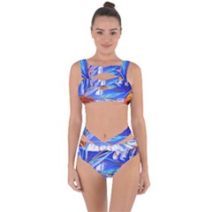 Ceramic Jur And Sunlowers Bandaged Up Bikini Set  by bestdesignintheworld