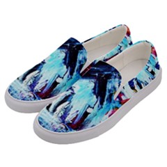 Funny House Men s Canvas Slip Ons by bestdesignintheworld