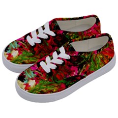Sunset At The Footage Of Fudjiyama Kids  Classic Low Top Sneakers by bestdesignintheworld