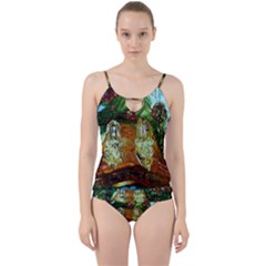 Dscf3179 - Royal Marine And Stone Lions Cut Out Top Tankini Set by bestdesignintheworld