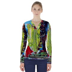 Dscf2262 - Point Of View - Part3 V-neck Long Sleeve Top by bestdesignintheworld