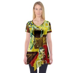 Dscf1482 - Ancient Geomenty Short Sleeve Tunic  by bestdesignintheworld