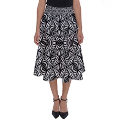Modern Tribal Bold Pattern Perfect Length Midi Skirt by dflcprints