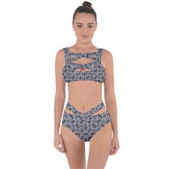 Modern Tribal Bold Pattern Bandaged Up Bikini Set  by dflcprints