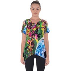 Dscf1611 - Lady In Kimono And Tulip Tree Cut Out Side Drop Tee by bestdesignintheworld