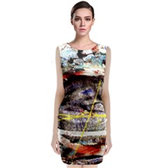 Egg In The Duck   Needle In The Egg 2 Sleeveless Velvet Midi Dress by bestdesignintheworld