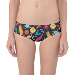 Virus Pattern Classic Bikini Bottoms by Sapixe