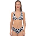 Ying Yang Tattoo Double Strap Halter Bikini Set View1