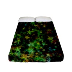 Star Abstract Advent Christmas Fitted Sheet (full/ Double Size) by Sapixe