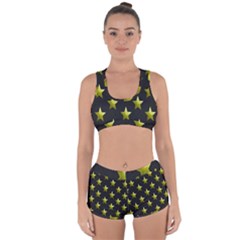 Stars Backgrounds Patterns Shapes Racerback Boyleg Bikini Set by Sapixe