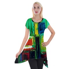 Marakesh 5 Short Sleeve Side Drop Tunic by bestdesignintheworld