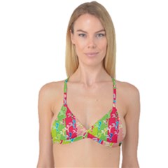 Question Mark Problems Clouds Reversible Tri Bikini Top by Sapixe