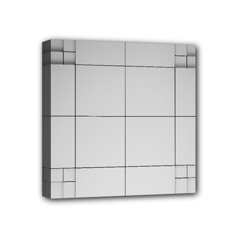 Abstract Architecture Contemporary Mini Canvas 4  X 4  by Sapixe