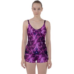 Fractal Art Digital Art Tie Front Two Piece Tankini by Sapixe