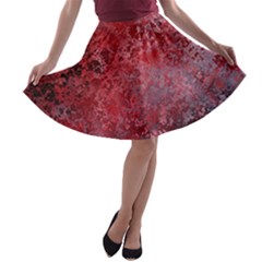 Background Texture Structure A-line Skater Skirt by Sapixe