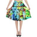 Birds   Caged And Free Flared Midi Skirt View1