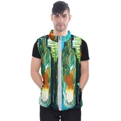 Ceramics Of Ancient Land 2 Men s Puffer Vest by bestdesignintheworld