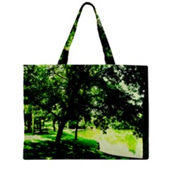Lake Park 17 Zipper Mini Tote Bag by bestdesignintheworld