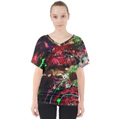 Bloody Coffee 2 V-neck Dolman Drape Top by bestdesignintheworld