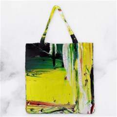 Poppies In An Abandoned Yard 10 Grocery Tote Bag by bestdesignintheworld