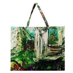 Gatchina Park 3 Zipper Large Tote Bag by bestdesignintheworld