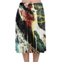 Egg In The Duck   Needle In The Egg Velvet Flared Midi Skirt View1