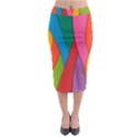 Abstract Background Colrful Midi Pencil Skirt View1