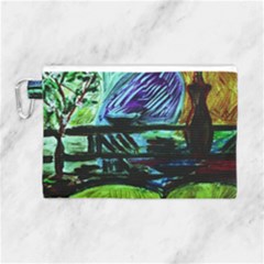 House Will Be Built Canvas Cosmetic Bag (large) by bestdesignintheworld