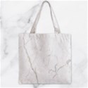 White Marble Tiles Rock Stone Statues Zipper Grocery Tote Bag View1