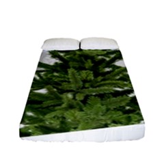 Christmas Xmas Tree Bokeh Fitted Sheet (full/ Double Size) by Simbadda