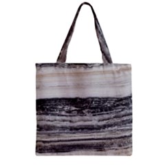 Marble Tiles Rock Stone Statues Pattern Texture Zipper Grocery Tote Bag by Simbadda