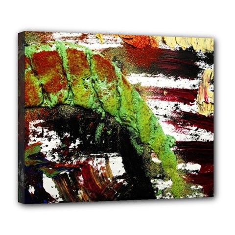 Collosium   Swards And Helmets 3 Deluxe Canvas 24  X 20   by bestdesignintheworld