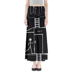 Drawing Full Length Maxi Skirt by ValentinaDesign