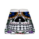 Cranium Sugar Skull Fitted Sheet (Full/ Double Size) View1